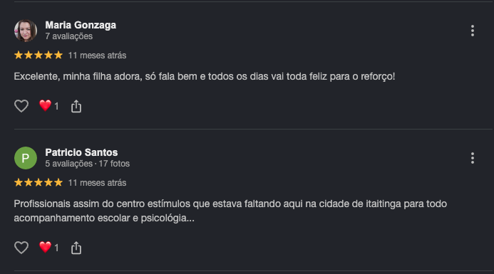 Depoimento real de família no Google 6