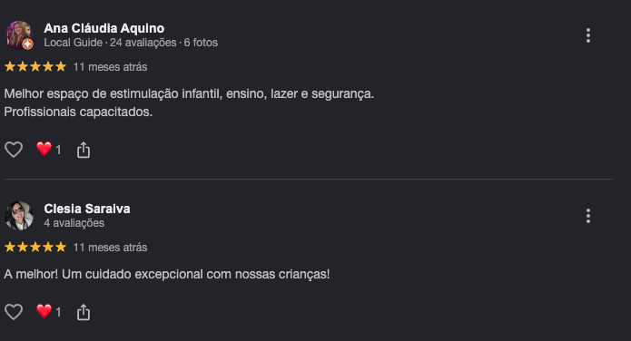 Depoimento real de família no Google 7